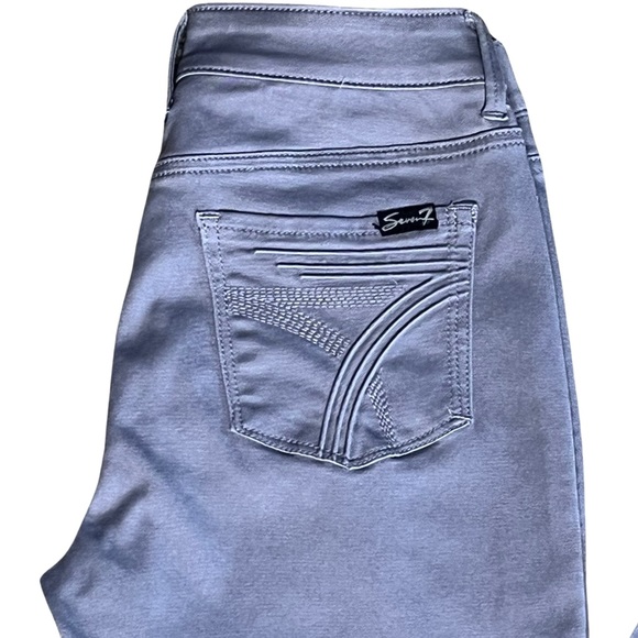 Seven7 High Rise Skinny Fit Light Gray Size 4 Jeans Nice Stretch - Picture 2 of 6